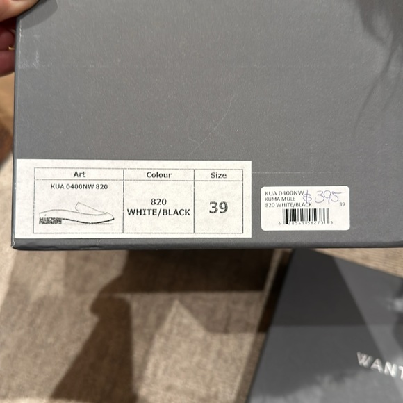 WANT Les Essentials White & Black Leather Loafer - Picture 5 of 6